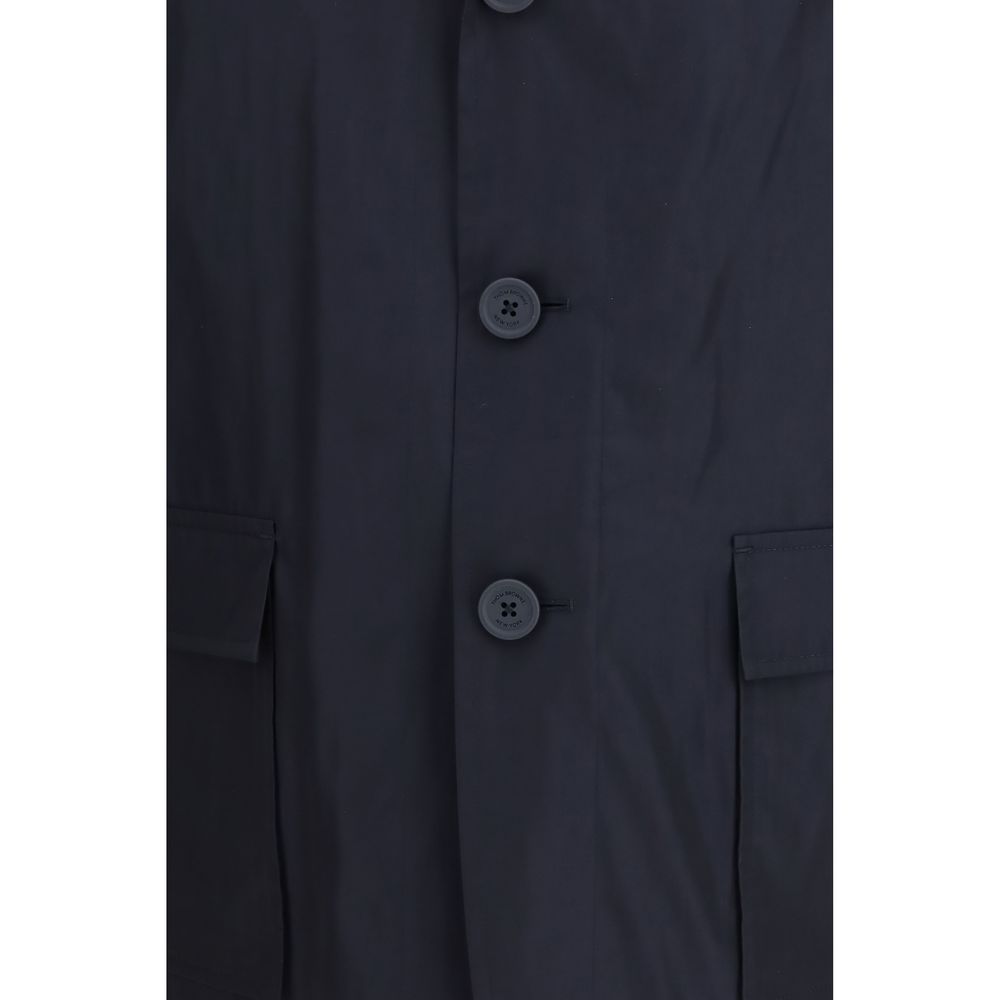 Manteau bleu en polyester Thom Browne