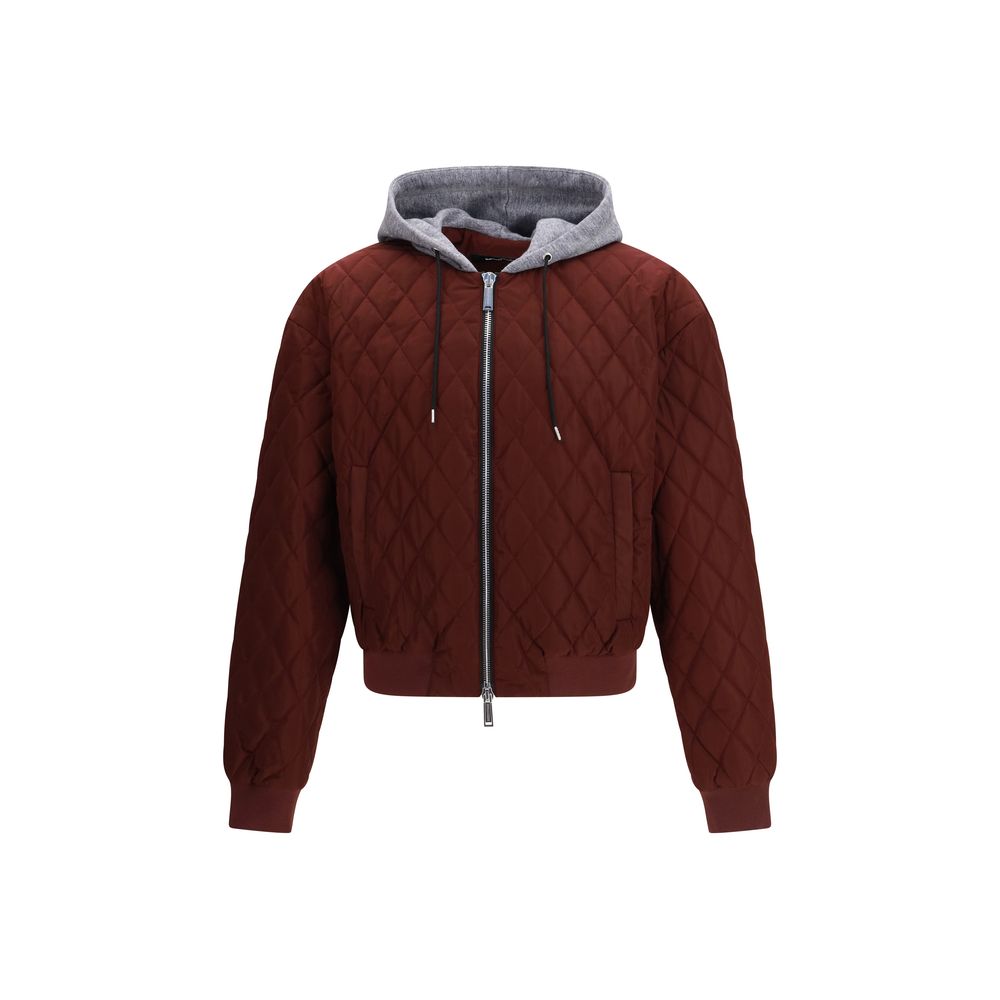 Bomber en tissu Bordeaux Dsquared²