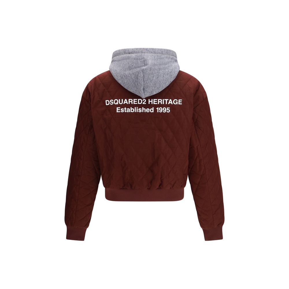Bomber en tissu Bordeaux Dsquared²