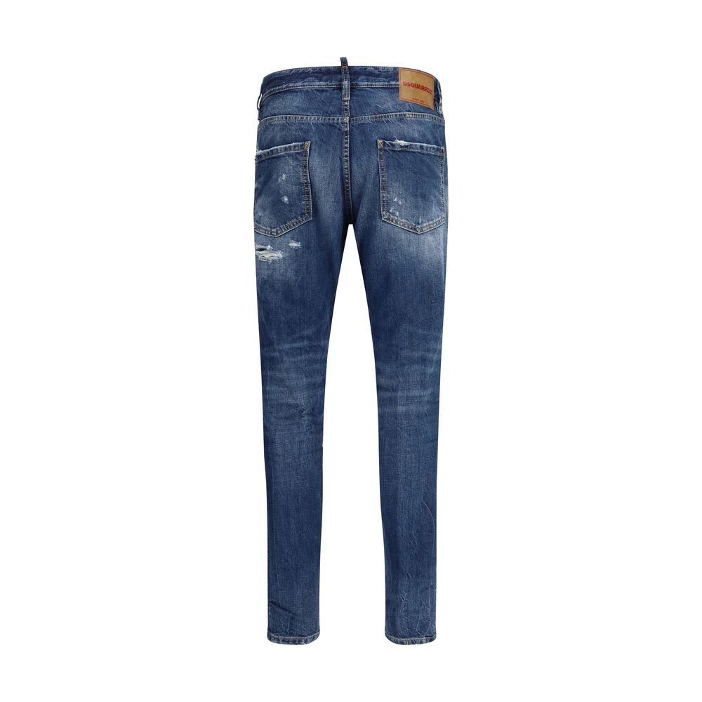 Jean slim en coton bleu Dsquared²