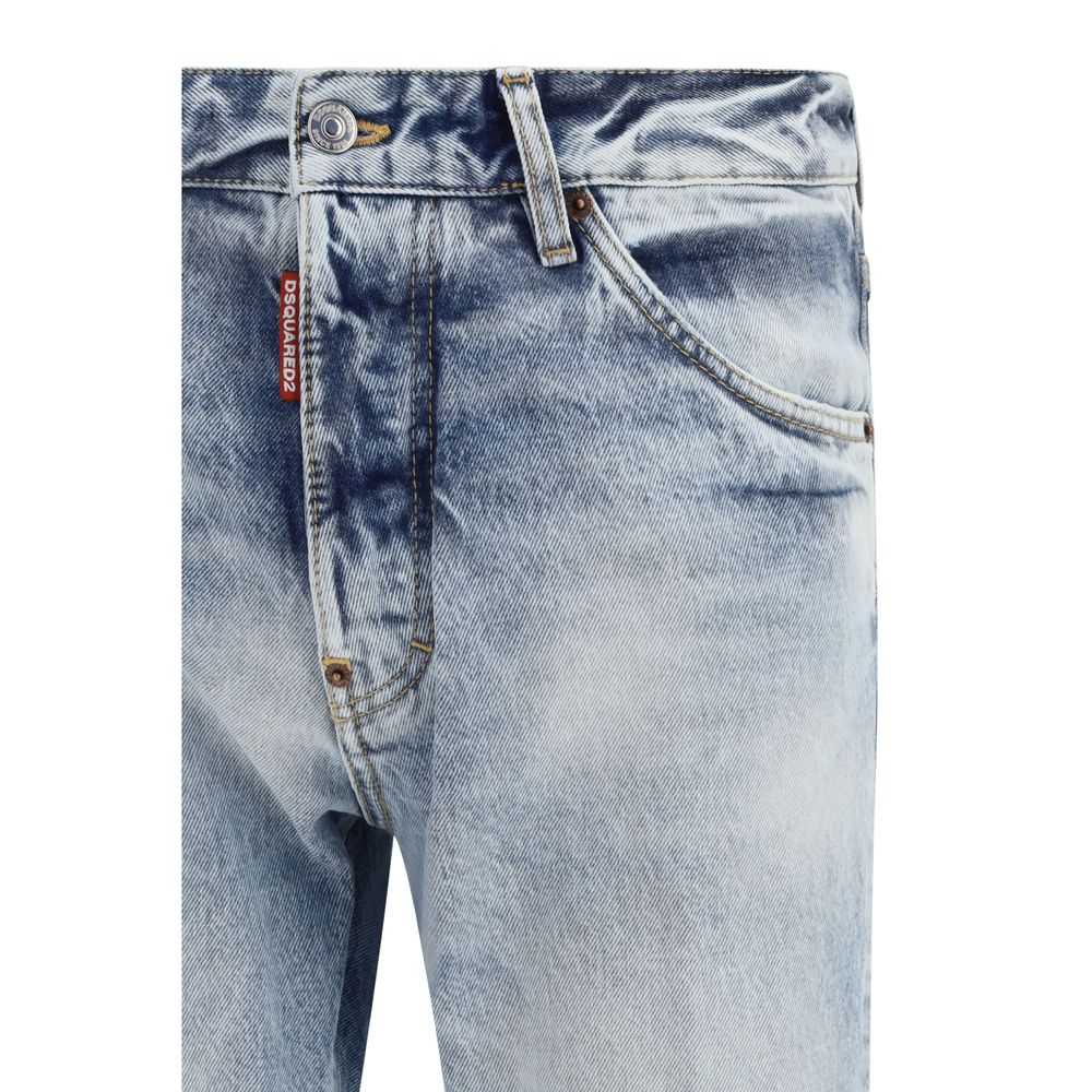 Jean droit en coton bleu Dsquared²