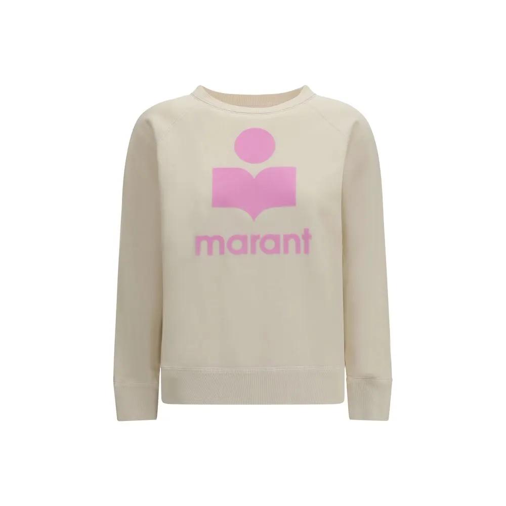 Sweat-shirt Marant Étoile beige en coton