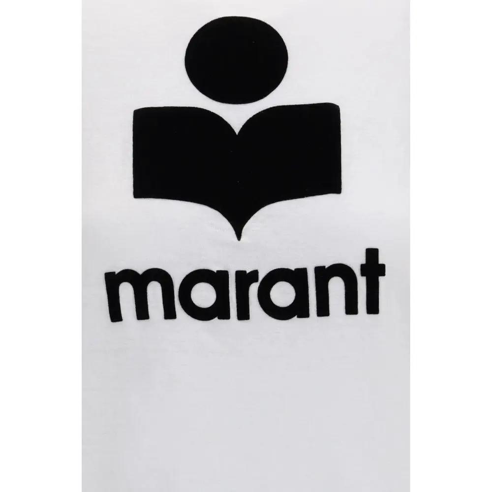 Sweat-shirt en lin blanc Marant Étoile