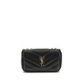 Sac bandoulière Saint Laurent Aries en agneau noir Ovis Avis