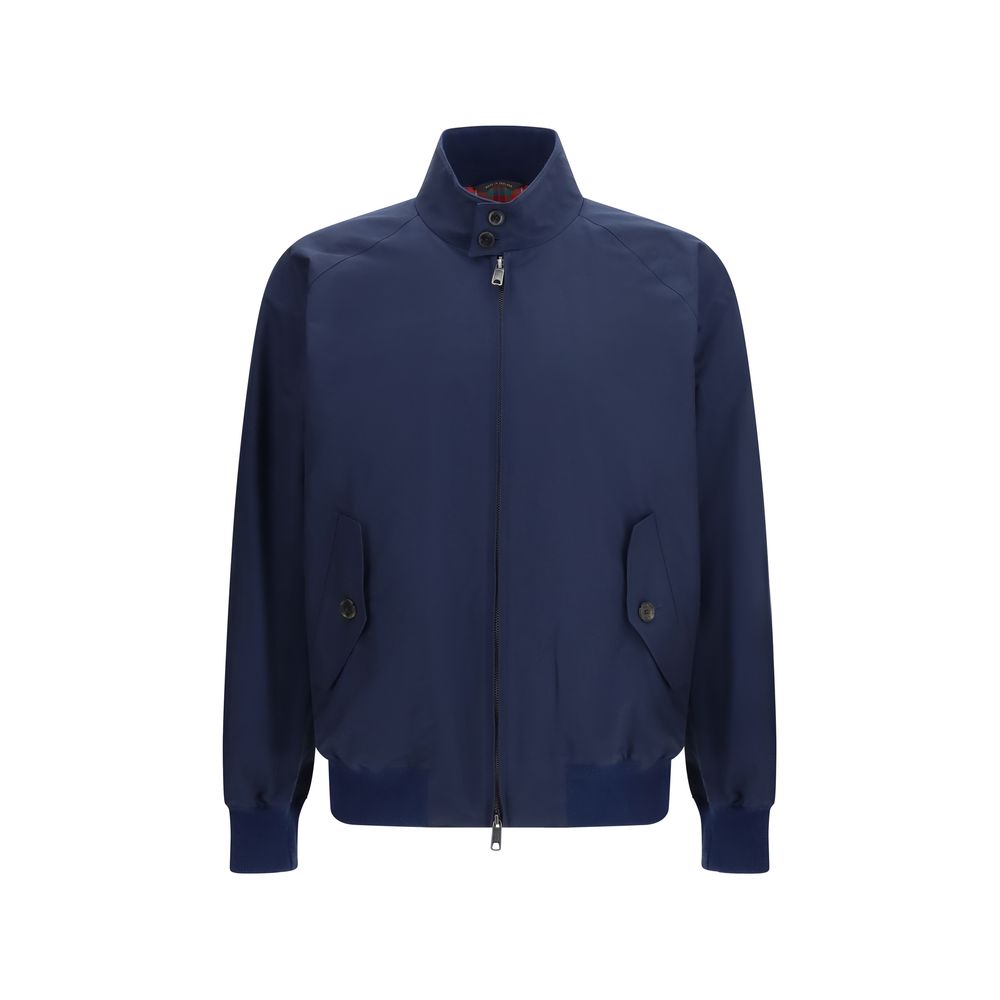 Veste de motard Baracuta bleue en polyester