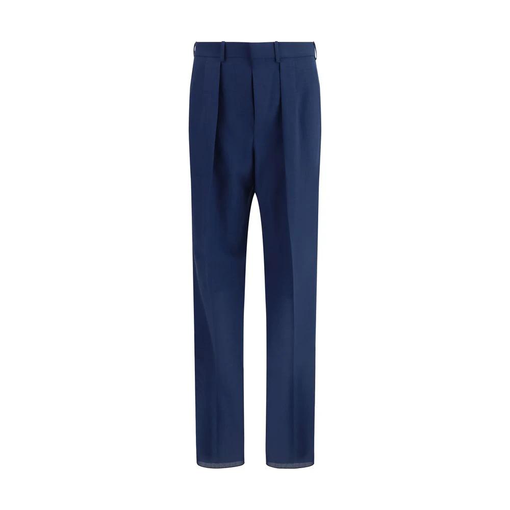 Pantalon habillé en laine bicolore Tom Ford