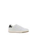 Baskets basses Saint Laurent Bos Taurus en cuir de veau blanc