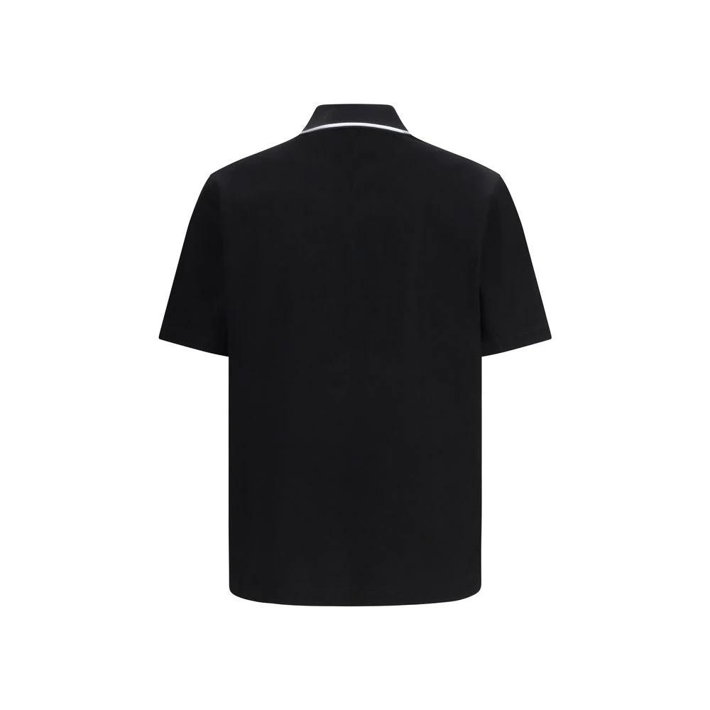 Polo Ferragamo en coton noir