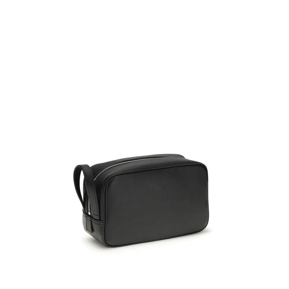 Dolce & Gabbana Accessoires en cuir de veau noir Bos Taurus