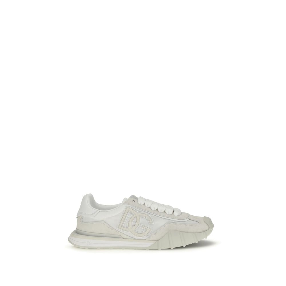 Baskets de sport Dolce & Gabbana Bos Taurus en cuir de veau blanc