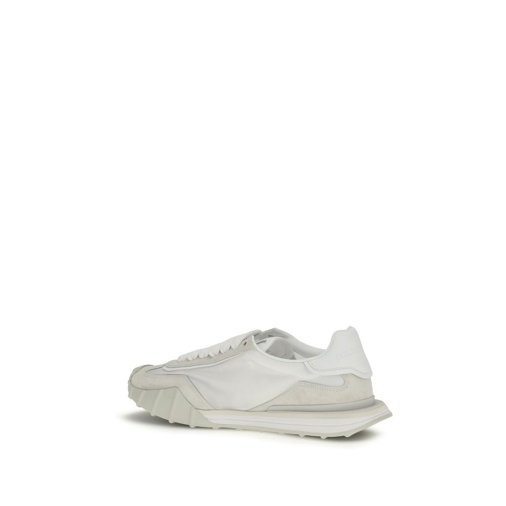 Baskets de sport Dolce & Gabbana Bos Taurus en cuir de veau blanc