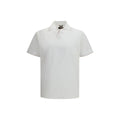 Men’s White Cotton Polo Shirt – MooRER Bradley-JCL Knit Polo SS26