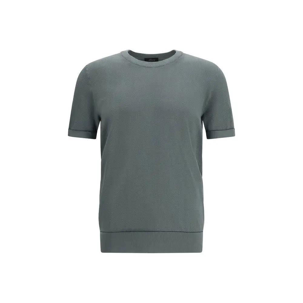T-shirt en coton bicolore Brioni