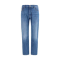 Men’s Blue Straight-Leg Jeans – MooRER Milton-15 Stretch Denim SS26