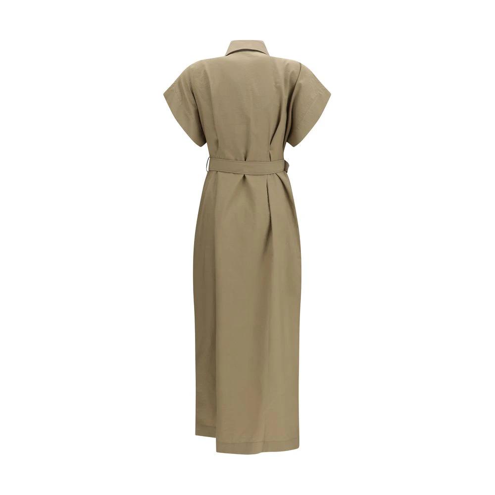 Robe décontractée en coton beige Brunello Cucinelli