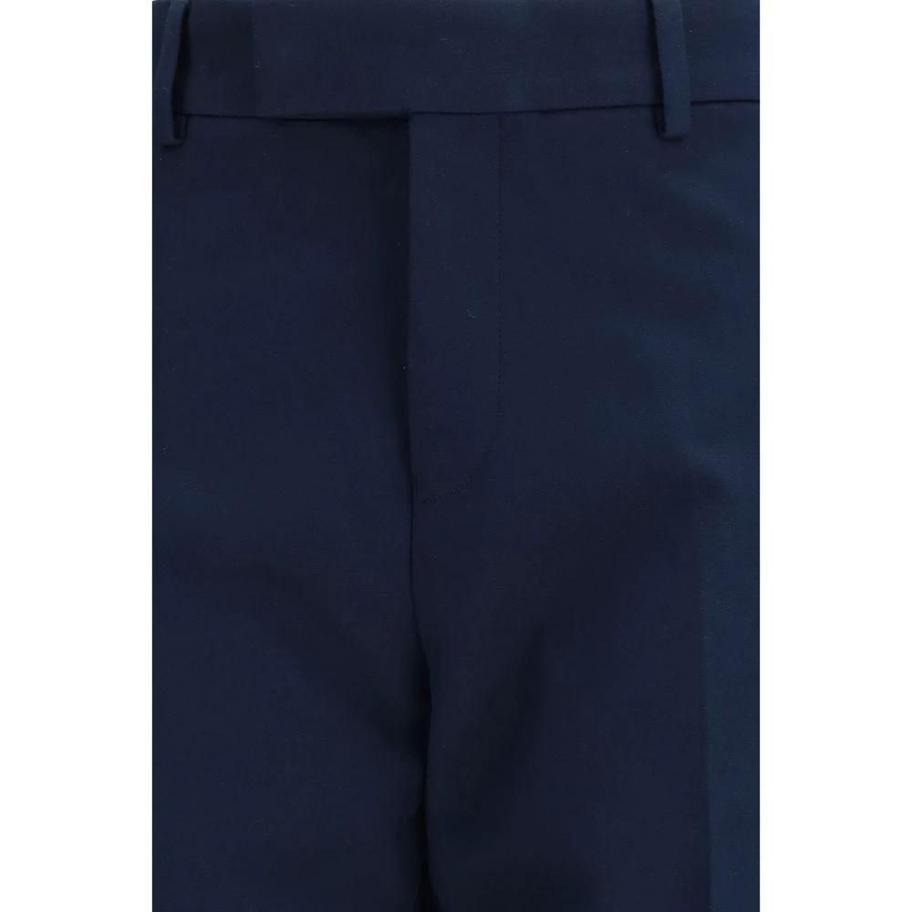 Pantalon chino en coton bleu Ferragamo