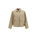 Bomber Gucci en coton beige