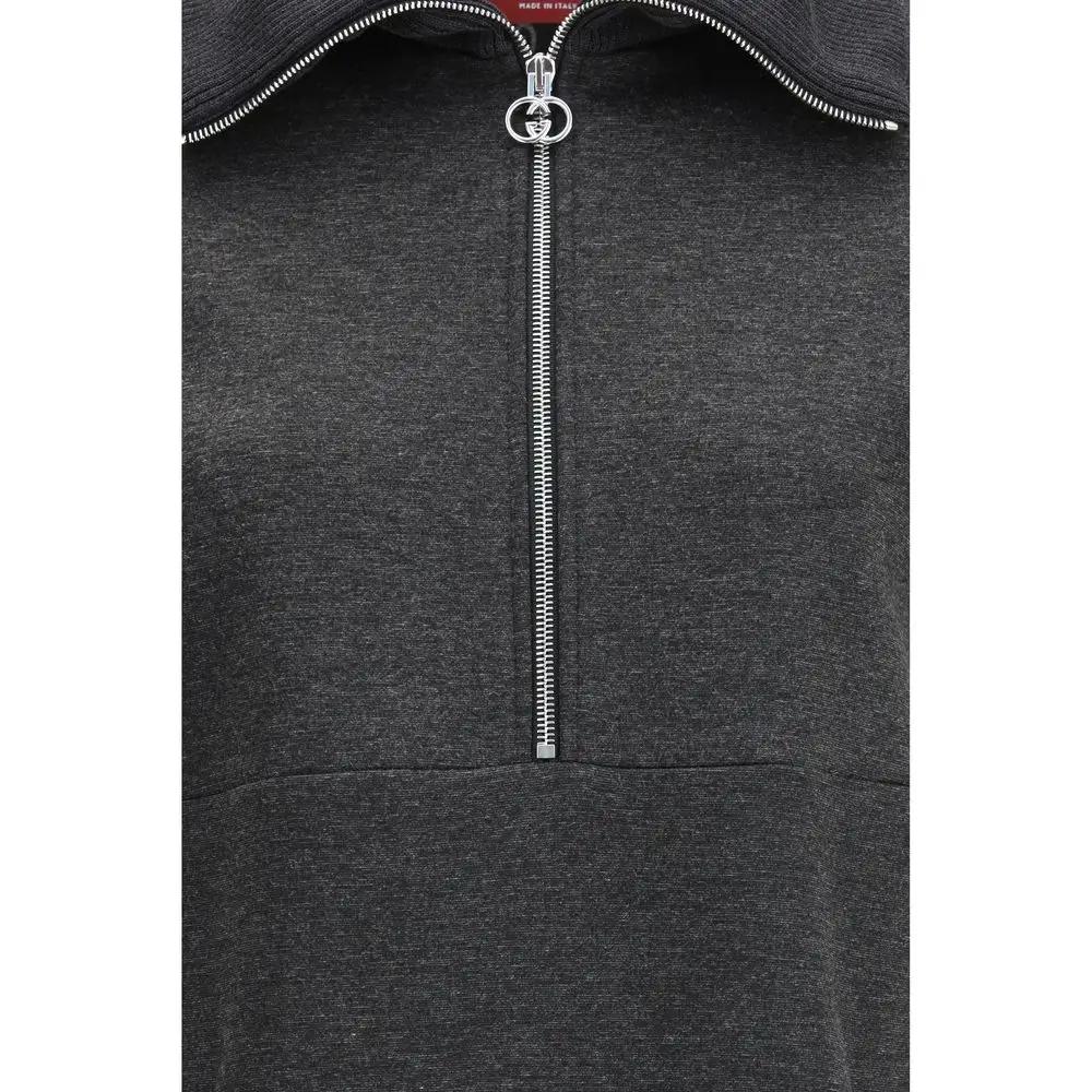 Robe décontractée en coton gris Gucci