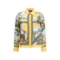 Chemise Gucci bicolore à motif en soie