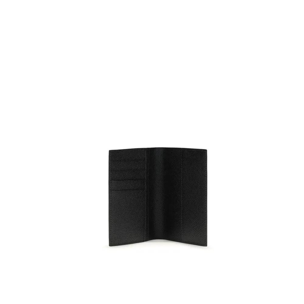 Dolce & Gabbana Black Calf Leather Bos Taurus Wallet