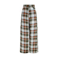 MARBELL Multicolor Linen Casual Pants