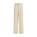 Pantalon décontracté en viscose beige PAROSH