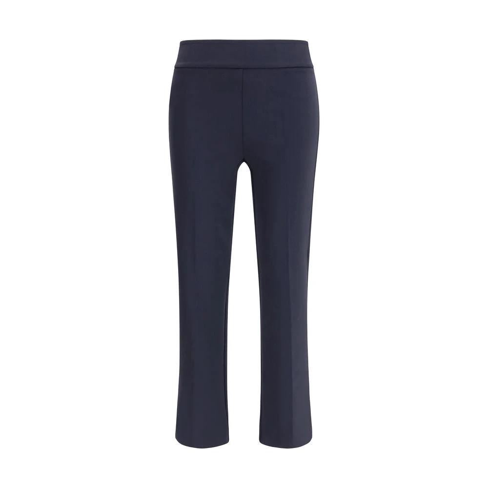 Avenue Montaigne Blue Polyamide Casual Pants