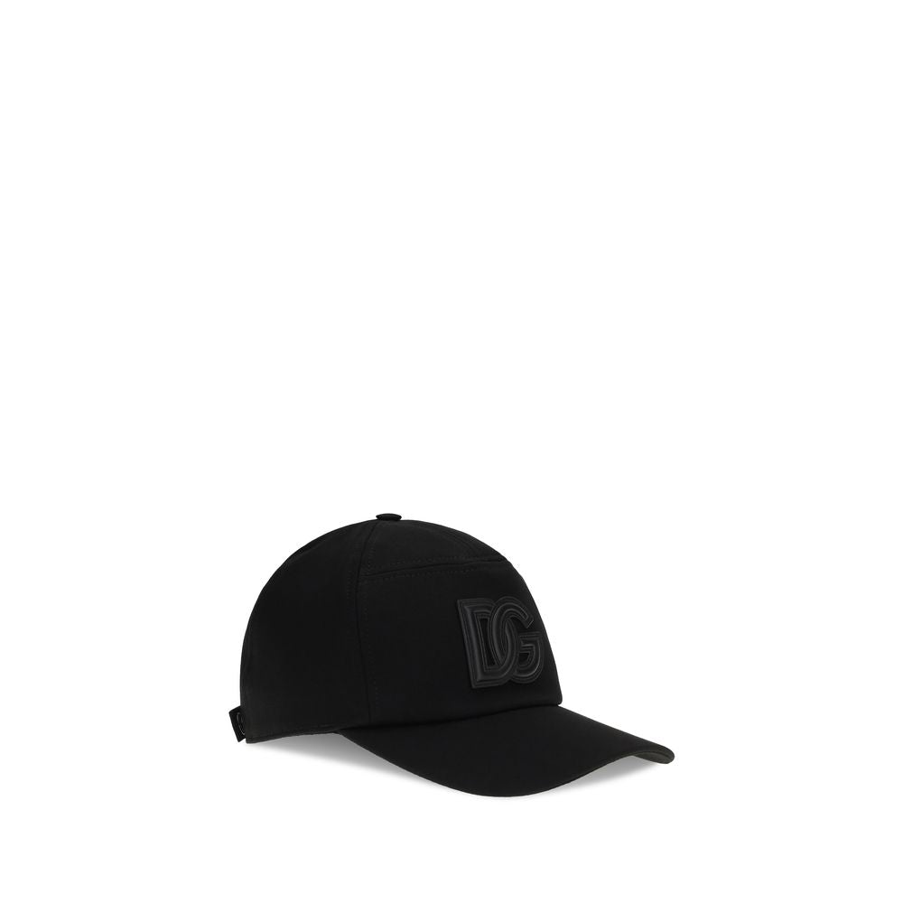 Casquette en coton noir Dolce & Gabbana (casquette de baseball)