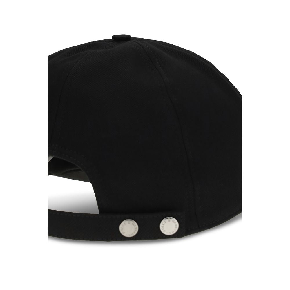 Casquette en coton noir Dolce & Gabbana (casquette de baseball)