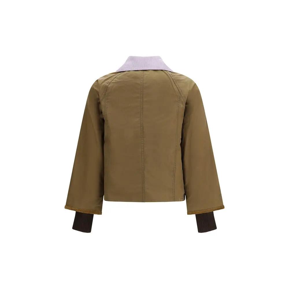 Barbour Beige Cotton Coat
