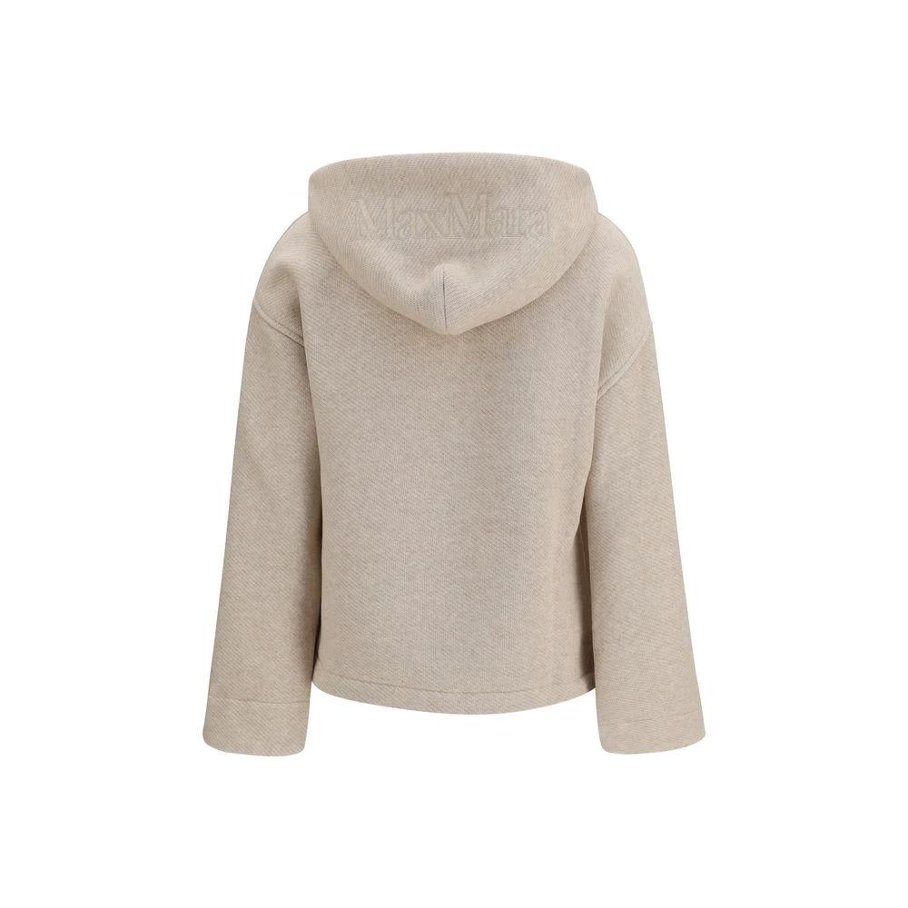 Sweat-shirt Max Mara en pur coton beige
