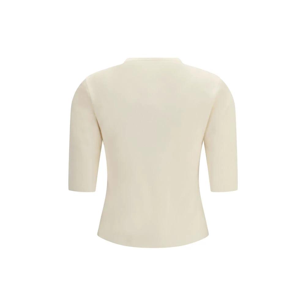 T-shirt Max Mara Pure Beige en viscose