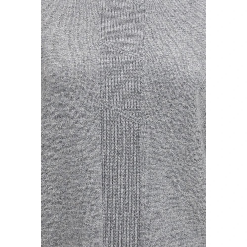 Max Mara Pure Gray Cashmere Sweater
