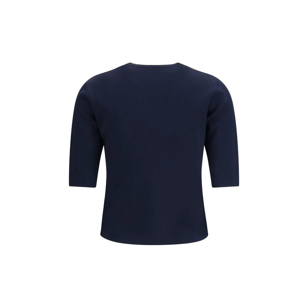 T-shirt Max Mara Pure Blue en viscose