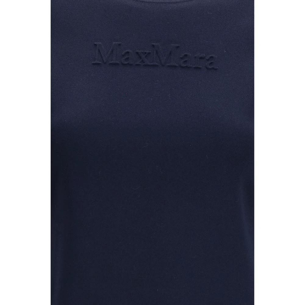T-shirt Max Mara Pure Blue en viscose