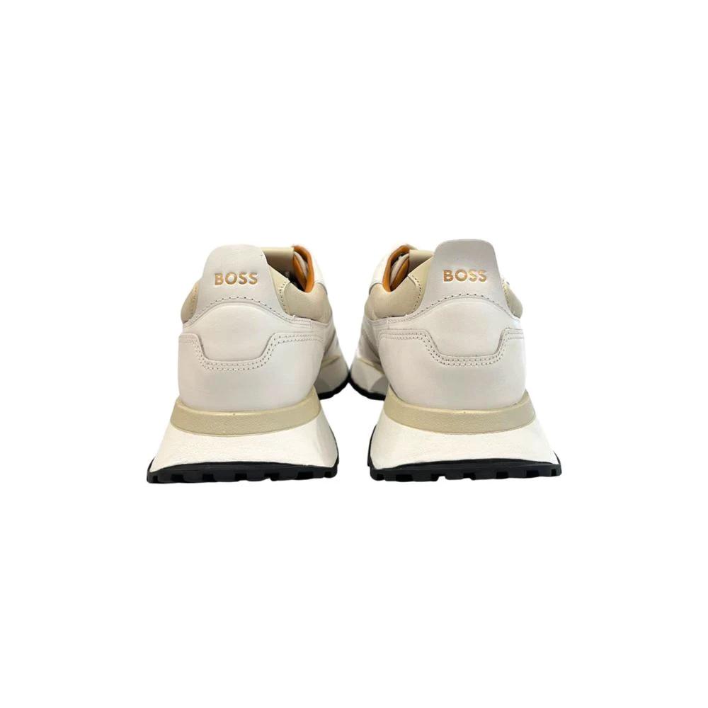 Hugo Boss White Leather Men Sneaker