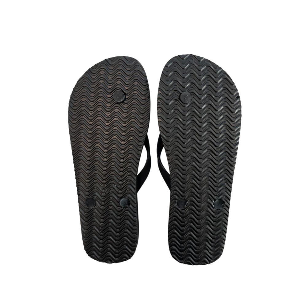 Tongs Borbonese noires en synthétique pour hommes