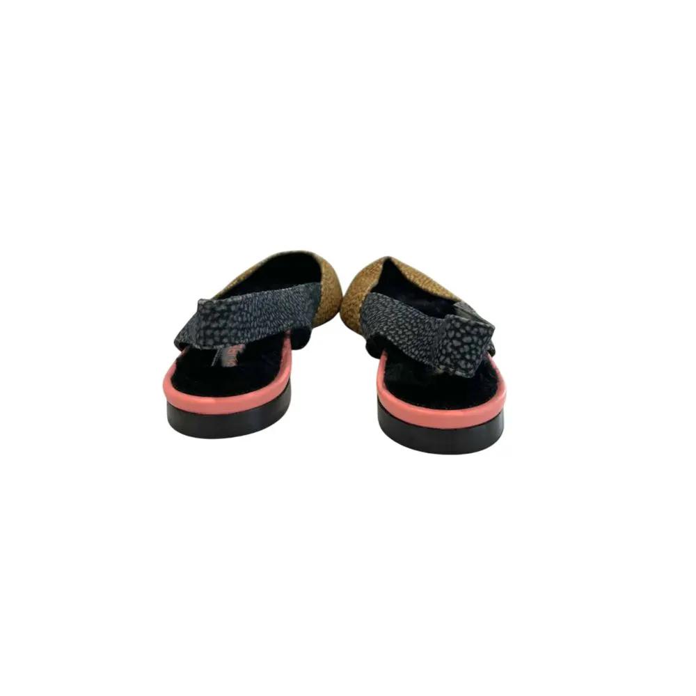 Ballerines en cuir beige Borbonese pour femmes