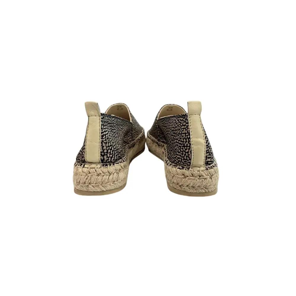 Borbonese Beige Textile Women Platform Sandal