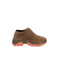Sneaker Borbonese en cuir beige pour femme