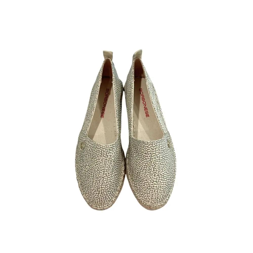 Borbonese Green Textile Women Sandal