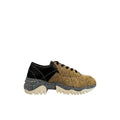 Baskets pour femmes en cuir beige Borbonese