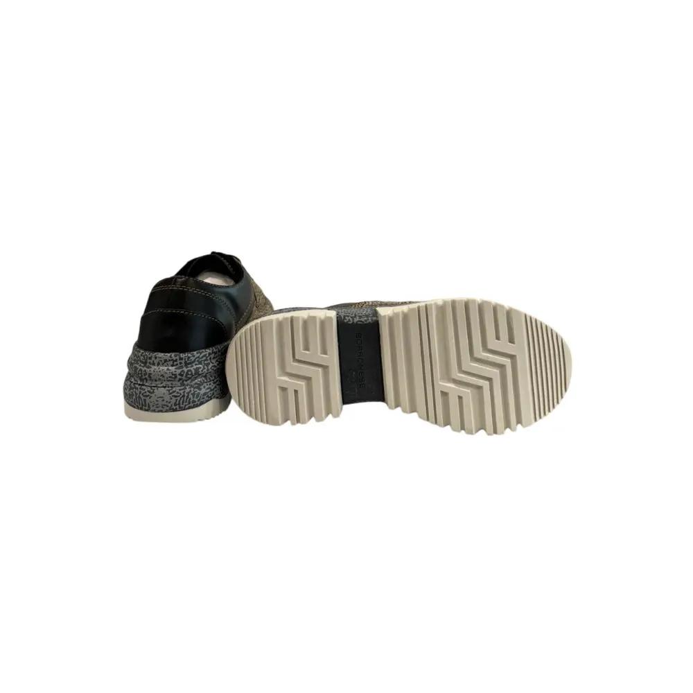 Baskets pour femmes en cuir beige Borbonese