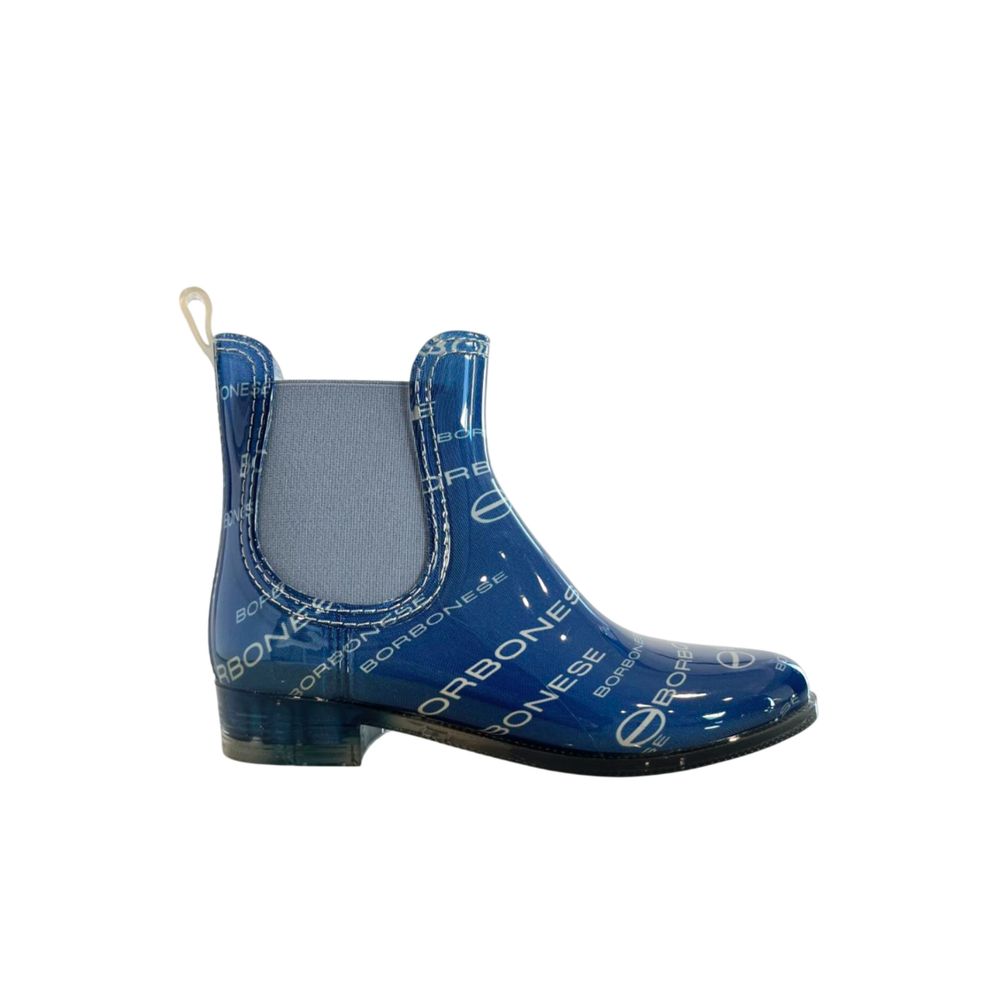 Bottes pour femmes en bleu borosilicate et autres matières