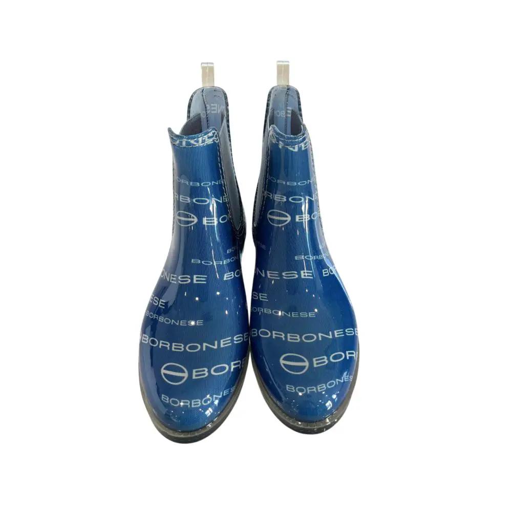 Bottes pour femmes en bleu borosilicate et autres matières