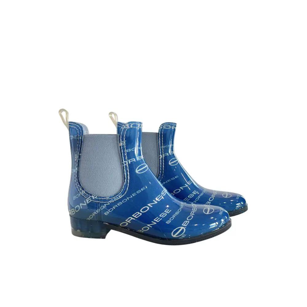 Bottes pour femmes en bleu borosilicate et autres matières