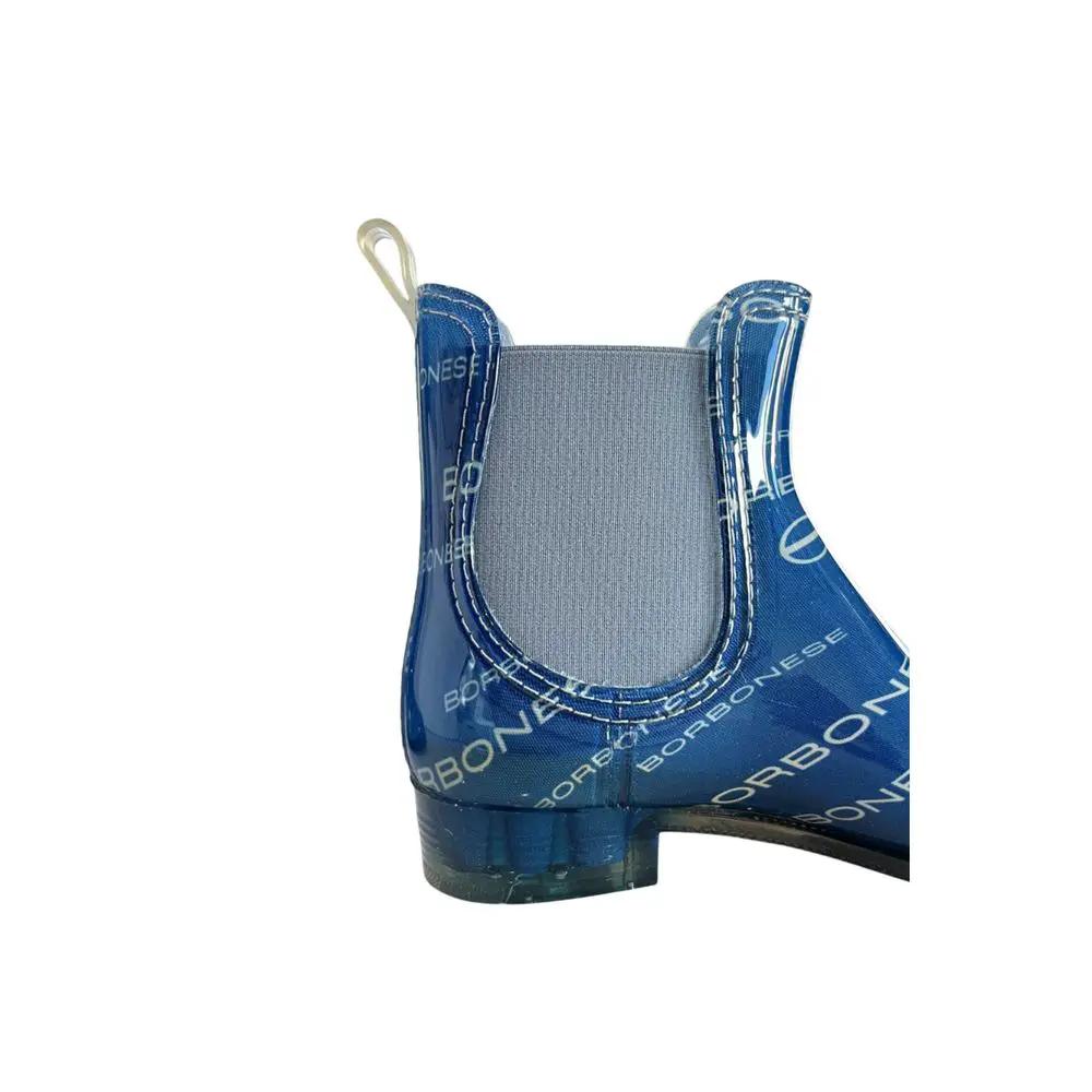 Bottes pour femmes en bleu borosilicate et autres matières