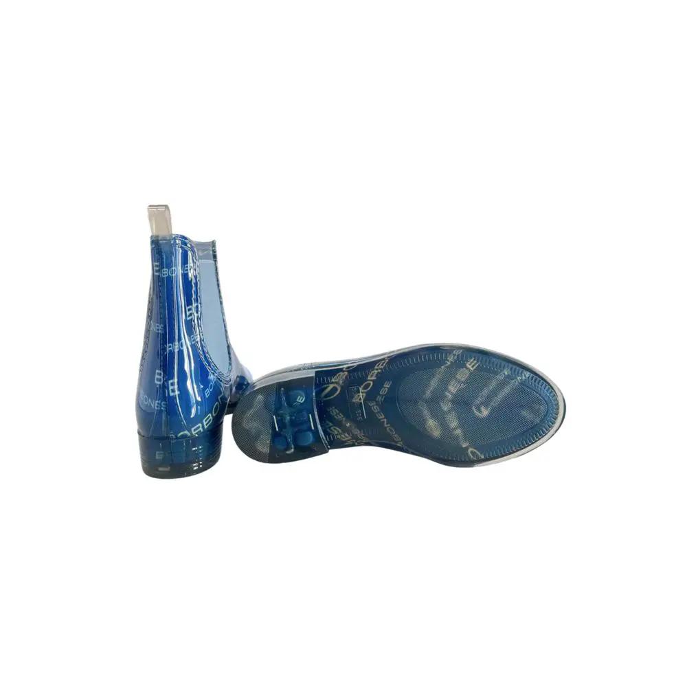 Bottes pour femmes en bleu borosilicate et autres matières