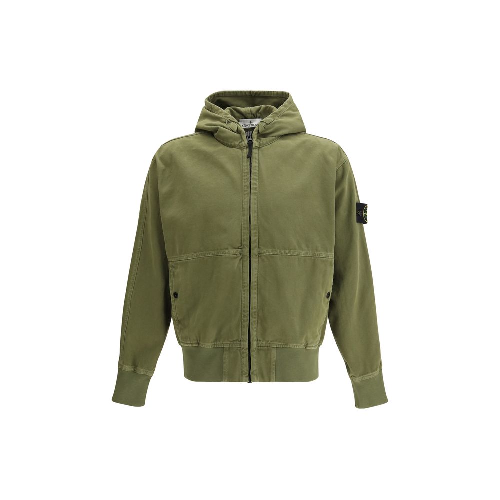 Veste Stone Island bicolore en coton