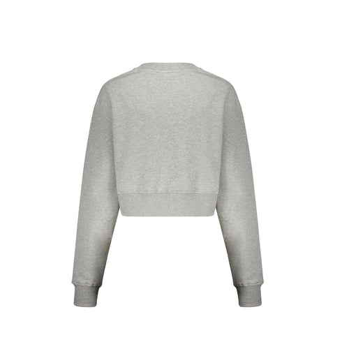Sweat-shirt Balmain en coton gris